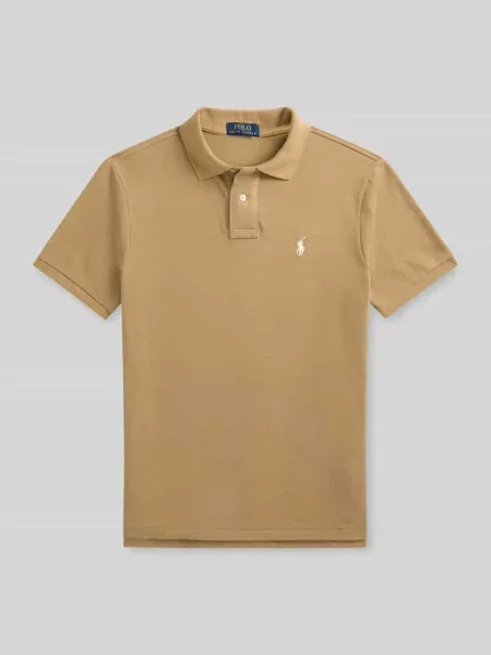 Koszulka polo z czystej bawełny o kroju slim fit Ralph Lauren