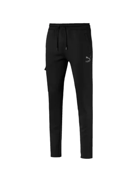 Pantaloni Puma alergare cu autograf negru
