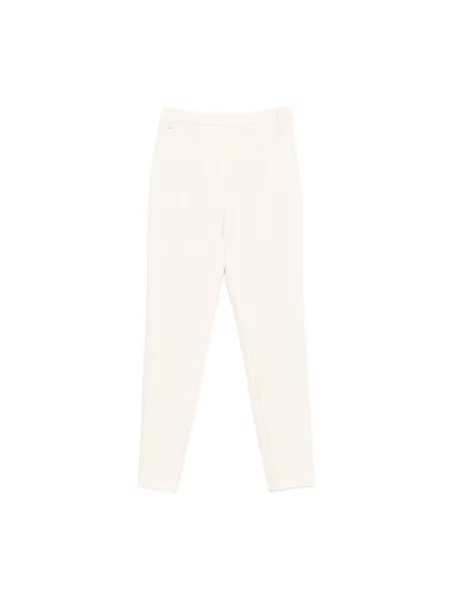 Skinny spodnie Patrizia Pepe białe