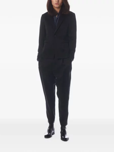 Pantaloni Tessitura conici negru