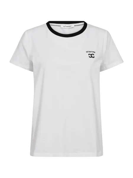 Co'couture Tricou Siara negru alb
