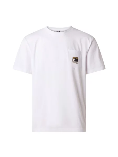 THE NORTH FACE Tricou Mountain ecru / kaki / negru alb