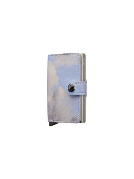 Secrid Miniwallet Art Clouds Unisex Portfel Secrid Wielobarwny MAr-Clouds-One-size Size: One size niebieski