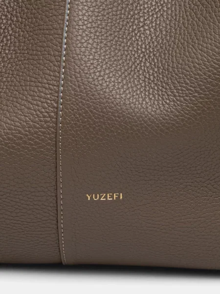 Кожаная сумка шоппер Yuzefi