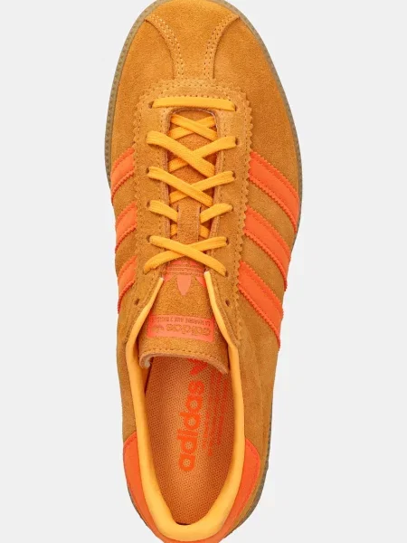 Замшевые кроссовки Adidas Originals оранжевые