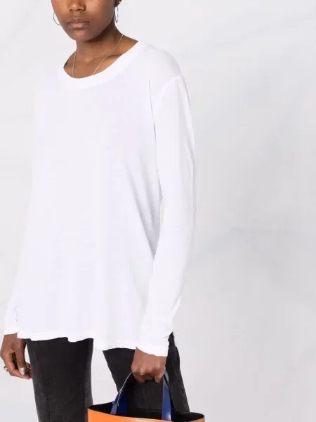 Lung tricou James Perse alb