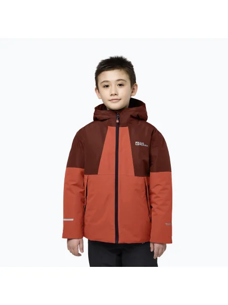 Детско пухено яке Jack Wolfskin Actamic 2L Ins coral orange оранжево