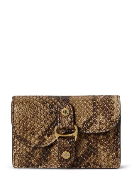 Lauren Ralph Lauren portofel pentru femei din piele verde