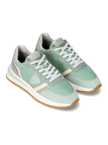 Buty do biegania Philippe Model zamszowe do biegania zielone