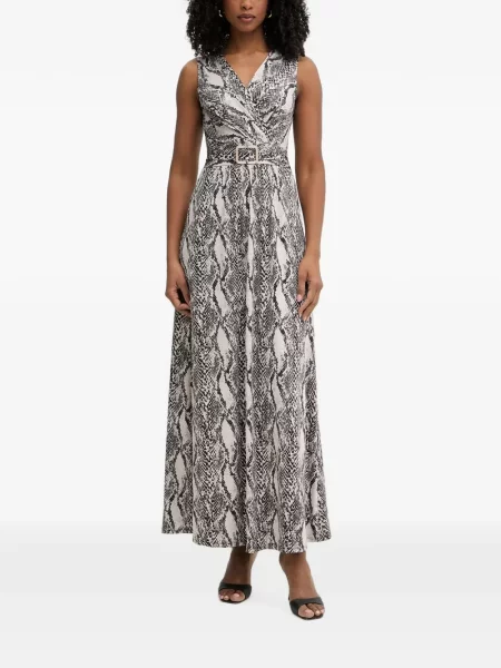 Rochie maxi Morgan cu imagine cu model piele de șarpe