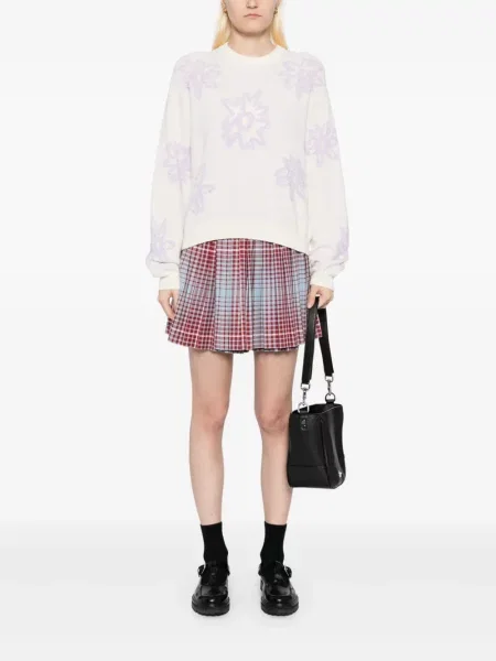 Pulover Maison Kitsune cu decolteu rotund