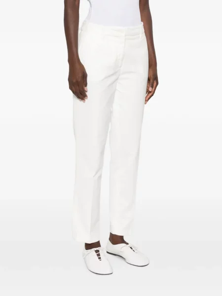 Pantaloni Aspesi de catifea alb