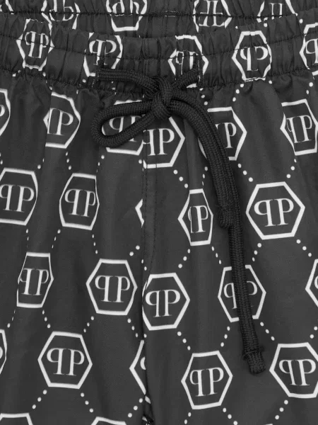 Kąpielówki dziecięce Philipp Plein czarne
