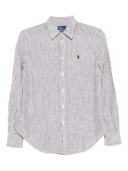 Top Polo Ralph Lauren cu dungi maro