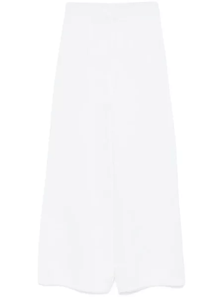 Pantaloni Iris Von Arnim tricotate alb