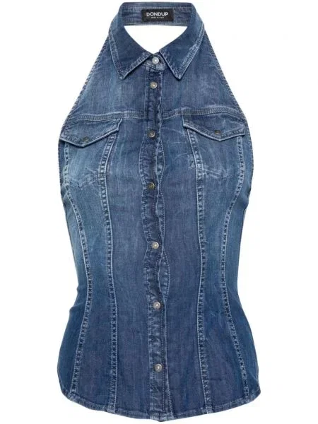 Top Dondup cu gât halter
