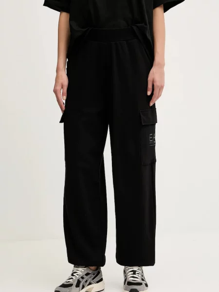 Spodnji del trenirke Emporio Armani črna