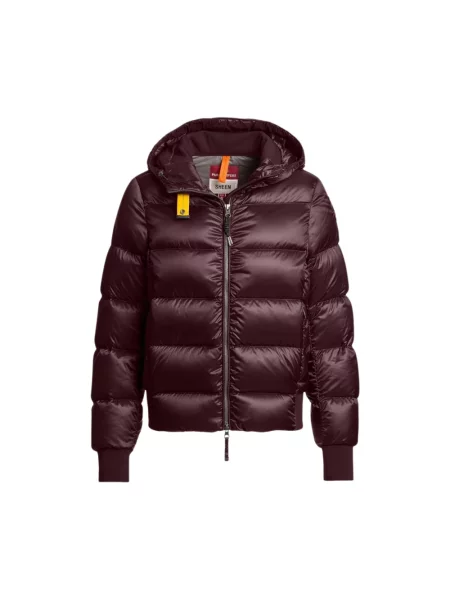 Kurtka puchowa Parajumpers z kapturem czerwona
