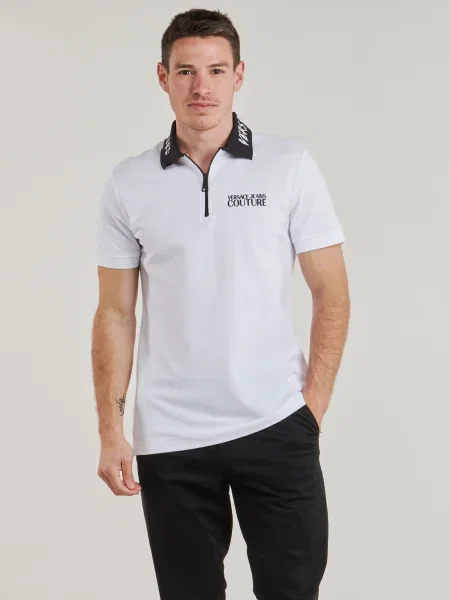 Polo Versace Jeans Couture alb