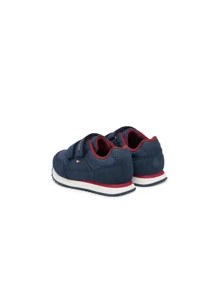 Sneakersy Tommy Hilfiger Low Cut Velcro Sneaker M Tmavomodrá