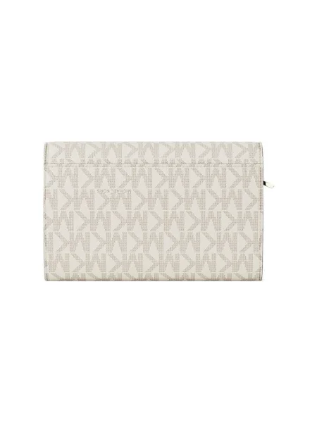 MICHAEL Michael Kors Peňaženka hnedá / pastelovo žltá / zlatá biela
