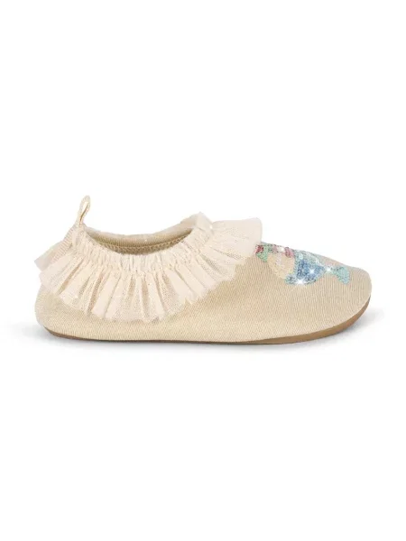 Konges Sløjd Dječje cipele za vodu AMANDINE FRILL SWIM SHOES bež