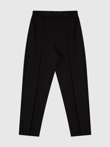 Детские спортивные штаны Balmain черные