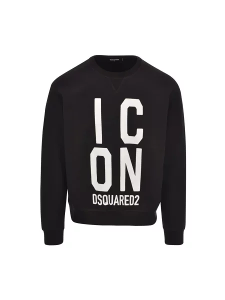 Bluza Dsquared2 z długim rękawem czarna