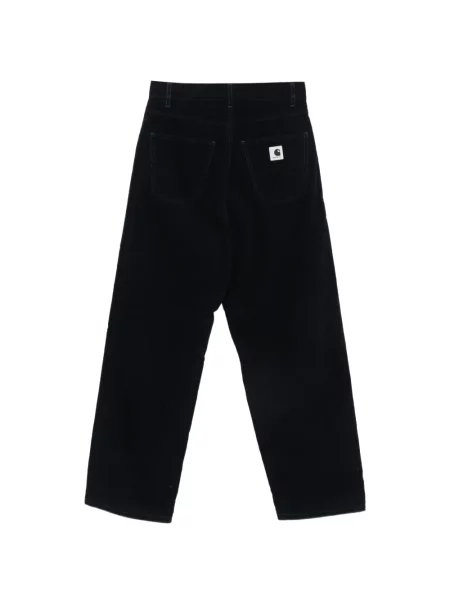 Pantaloni Carhartt Wip de catifea cord negru