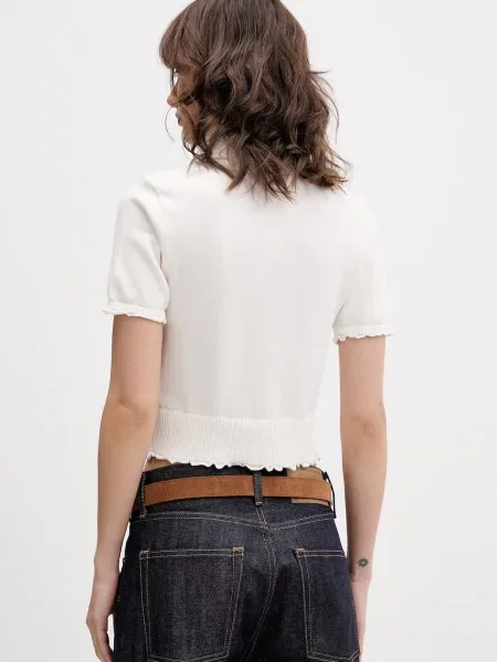 Tommy Jeans polo swetrowe beżowa