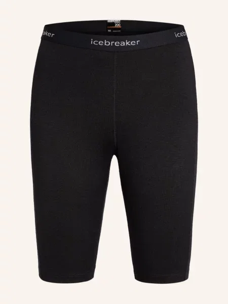 Icebreaker Funkční Šortky Oasis Z Merino Vlny černá