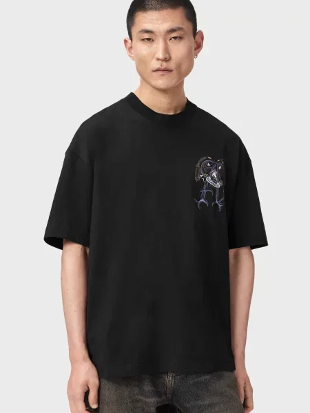 Футболка Allsaints чорна