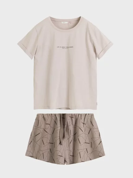 Піжама Atlantic бежева