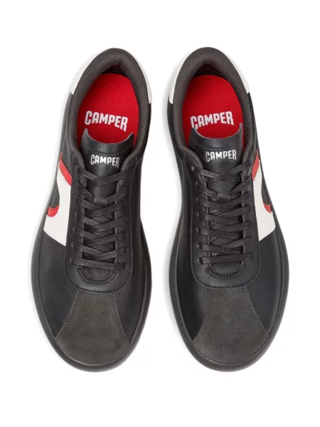 Sneakerși Camper din piele negru