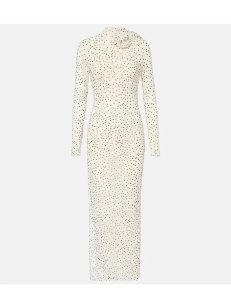 Maksi sukienka maxi Magda Butrym garniturowa biała