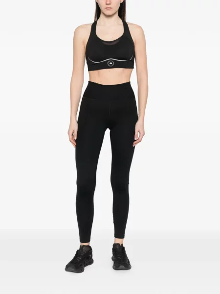 Sutien Adidas By Stella Mccartney plasă negru