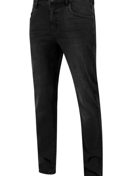 Stretch Denim Παντελόνι πλυμένο μαύρο