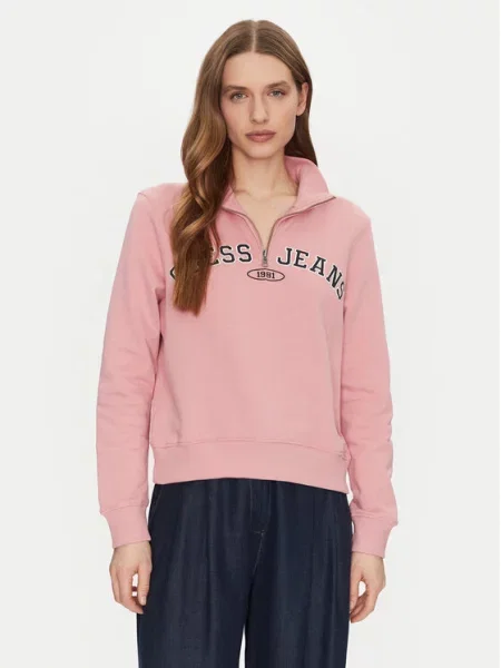 Свитшот Guess Jeans розовый