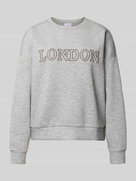 Bluza z okrągłym dekoltem model ‘REFLECT’ Vila