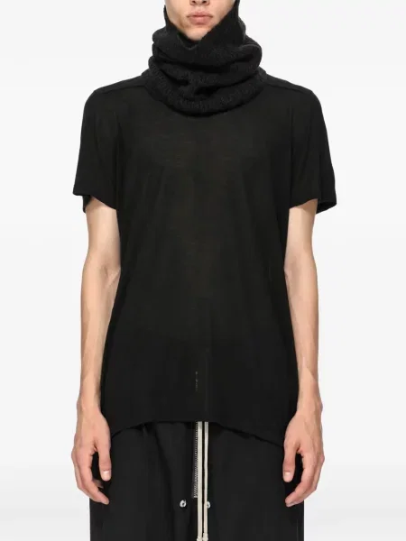 Fular Rick Owens tricotate negru