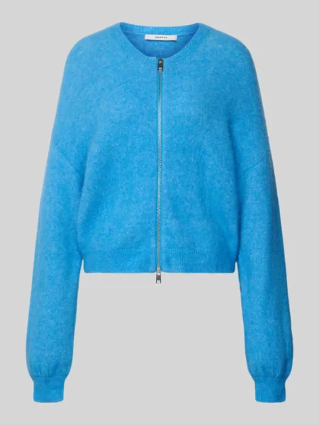 Kurtka z dzianiny o kroju oversized z zamkiem błyskawicznym model ‘sasi’ Gestuz