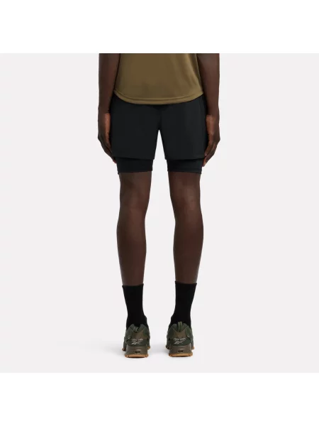 Reebok Szorty Athlete Speed 2 w 1 male Black Size: XS czarne