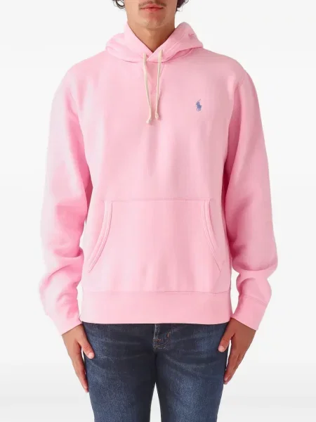 Ριγέ fleece πουκάμισο Polo Ralph Lauren ροζ