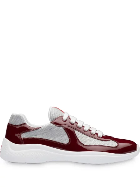 Sneakerși Prada roșu