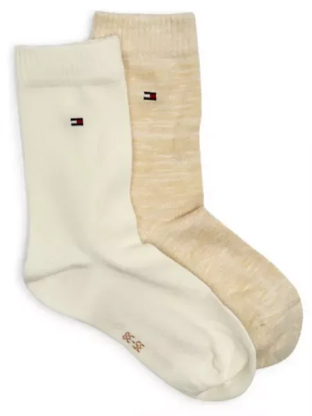 Tommy Hilfiger 2 db-os zokni szett bézs