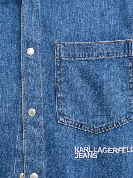 Джинсовая рубашка Karl Lagerfeld Jeans