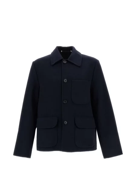 Geacă Paul Smith de lână albastru