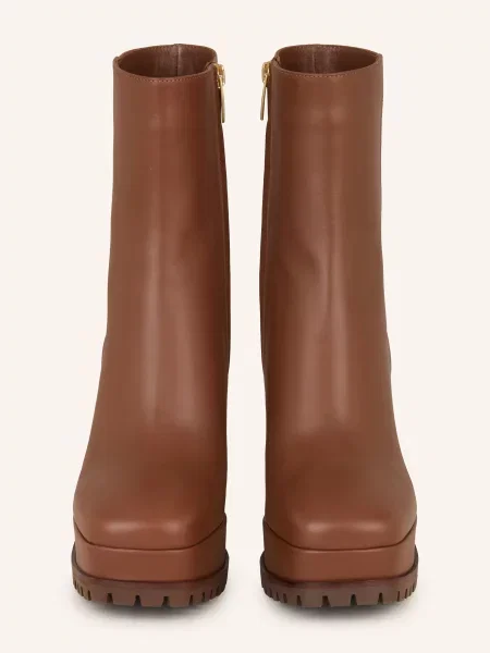 Gianvito Rossi Botki Harlem braun brązowe