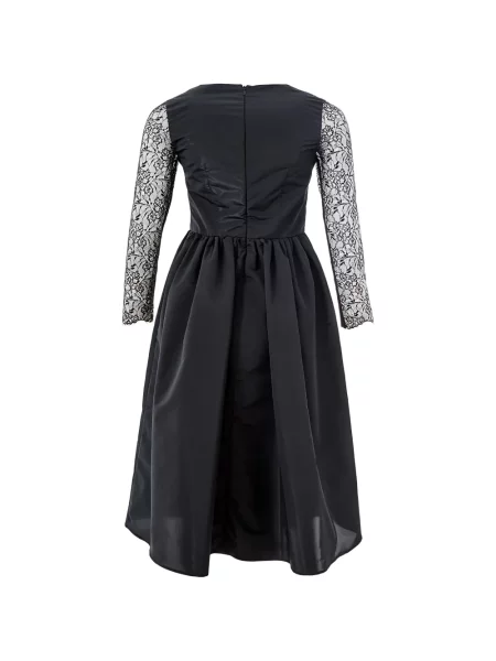 Rochie midi Lardini din dantelă negru