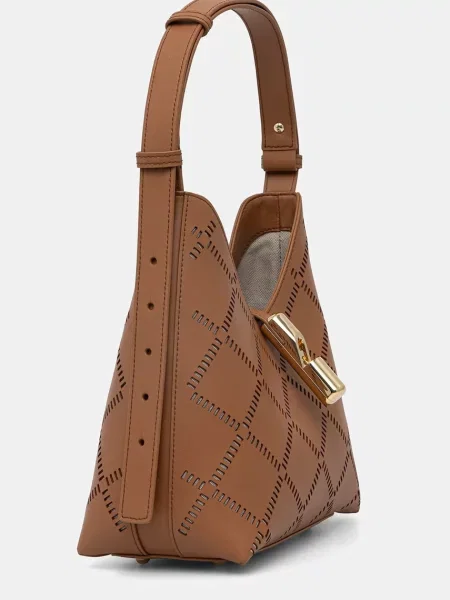 Кожаная сумка хобо Furla